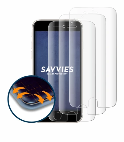 Image de l'appareil Apple iPhone SE 3 2022 avec une grande variété de protections d'écran.