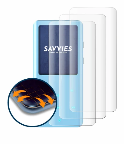 Image de l'appareil AGPtek A19X avec une grande variété de protections d'écran.