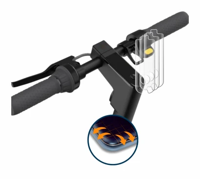 Image de l'appareil Segway Ninebot KickScooter MAX G30D II avec une grande variété de protections d'écran.