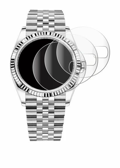 Image de l'appareil Rolex Datejust 36 avec une grande variété de protections d'écran.