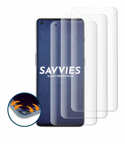 Image de l'appareil OnePlus 10 Pro 5G avec une grande variété de protections d'écran.