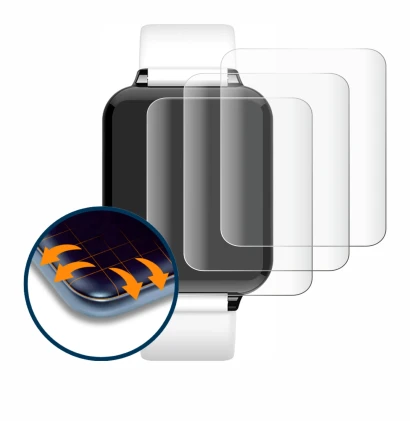 Image de l'appareil Hero Band III avec une grande variété de protections d'écran.