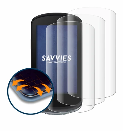 Image de l'appareil Garmin Edge 1040 avec une grande variété de protections d'écran.