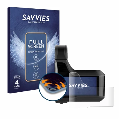 Face avant d’un emballage produit avec le logo de la marque Savvies. À côté, l’appareil Shimano Steps SC-EM800 est représenté 