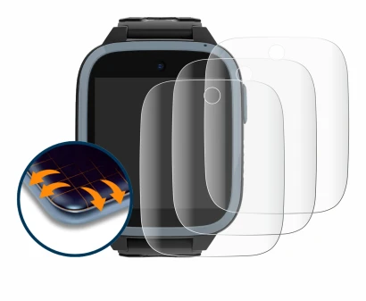 Image de l'appareil Xplora XGO3 (1ère Gen.) avec une grande variété de protections d'écran.