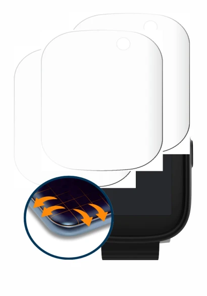 Image de l'appareil Xplora X6 Play 2022 (1ère génération) avec une grande variété de protections d'écran.