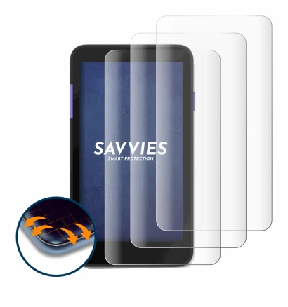 Image de l'appareil Zettle Terminal (by Paypal) avec une grande variété de protections d'écran.