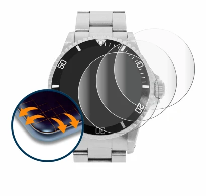 Image de l'appareil Rolex Submariner (no date) avec une grande variété de protections d'écran.