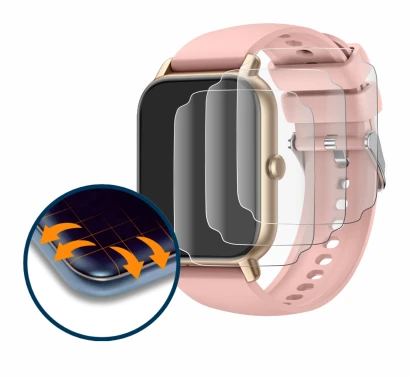 Image de l'appareil Nerunsa P66 1.85" avec une grande variété de protections d'écran.