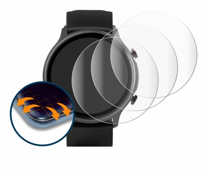 Image de l'appareil Hama Fit Watch 6910 avec une grande variété de protections d'écran.
