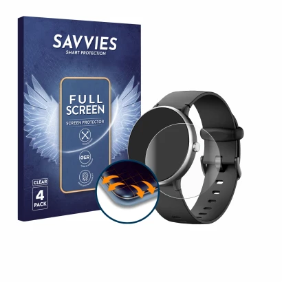 Face avant d’un emballage produit avec le logo de la marque Savvies. À côté, l’appareil DIGEEHOT H39r est représenté avec la p