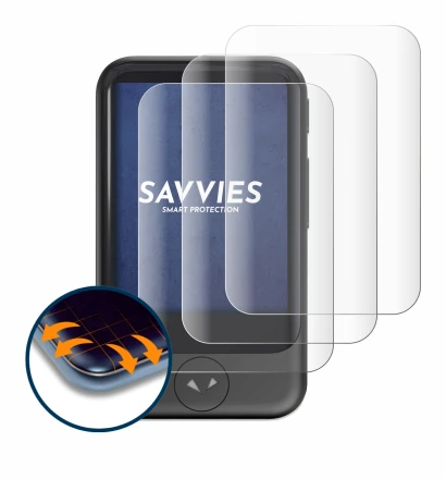 Image de l'appareil Pocketalk S avec une grande variété de protections d'écran.