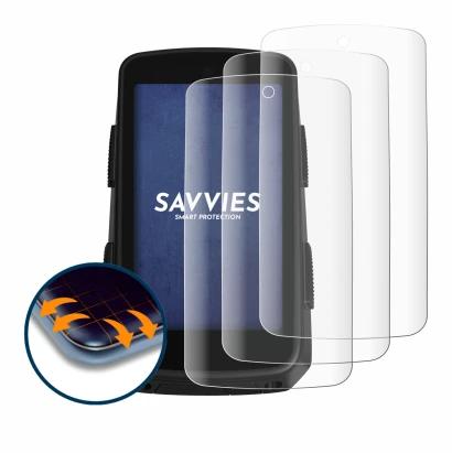 Image de l'appareil Hammerhead Karoo 3 avec une grande variété de protections d'écran.