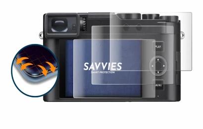 Image de l'appareil Leica D-Lux 8 avec une grande variété de protections d'écran.