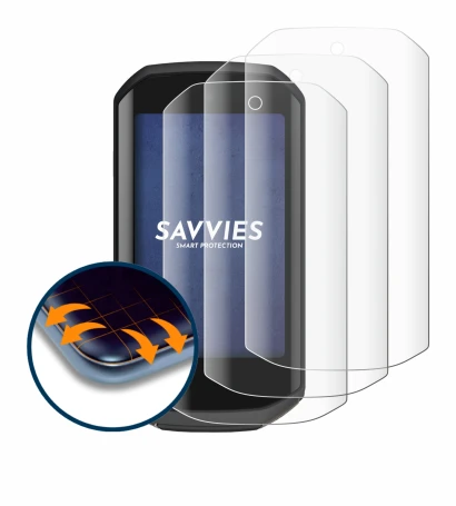 Image de l'appareil Garmin Edge 1050 avec une grande variété de protections d'écran.