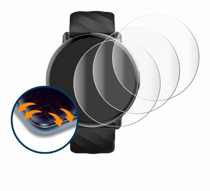 Image de l'appareil OWMSIC S51 1.39" avec une grande variété de protections d'écran.