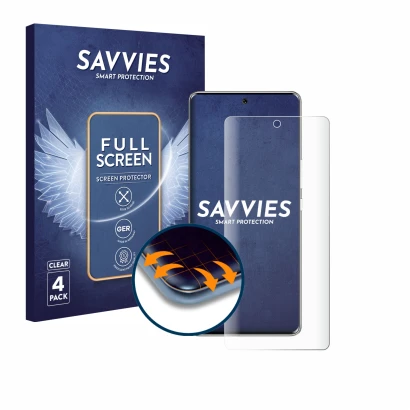 Face avant d’un emballage produit avec le logo de la marque Savvies. À côté, l’appareil Fossibot S3 Pro est représenté avec la
