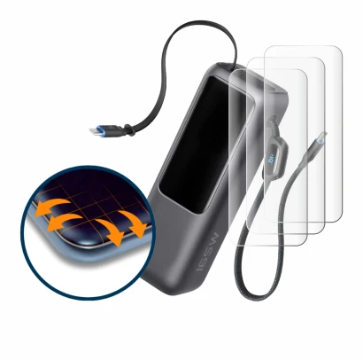 Image de l'appareil Anker Laptop Powerbank A1695 avec une grande variété de protections d'écran.