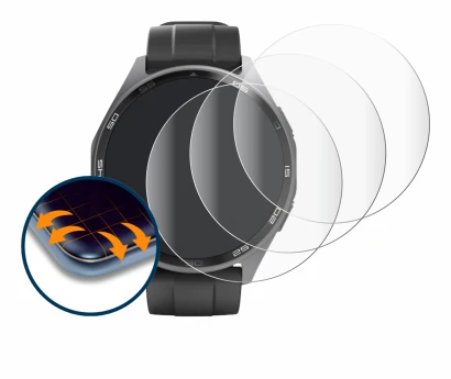 Image de l'appareil Hama Smartwatch 7010 avec une grande variété de protections d'écran.