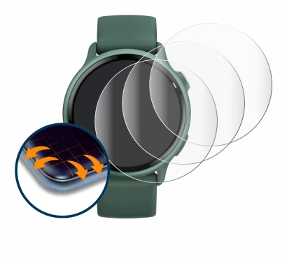 Image de l'appareil Garmin vivoactive 6 avec une grande variété de protections d'écran.