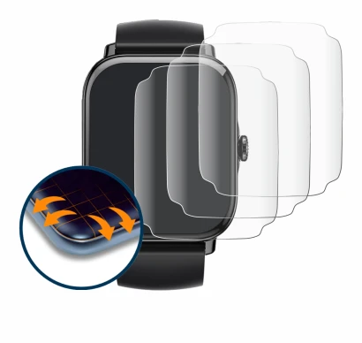 Image de l'appareil IFMDA P72 1.85" avec une grande variété de protections d'écran.