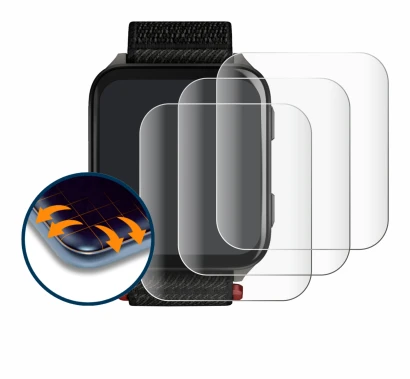 Image de l'appareil Garmin Venu X1 avec une grande variété de protections d'écran.