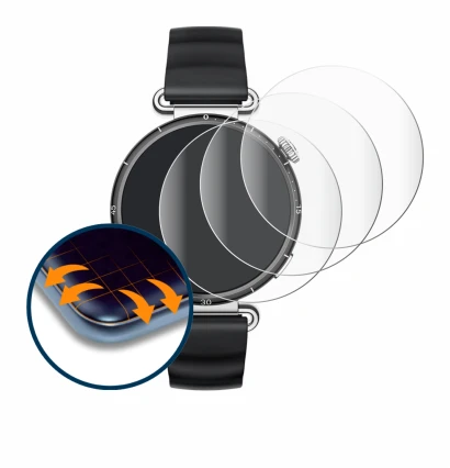 Image de l'appareil Huawei Watch GT 6 (41 mm) avec une grande variété de protections d'écran.