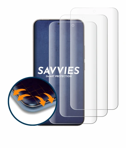 Image de l'appareil Xiaomi 15T Pro avec une grande variété de protections d'écran.