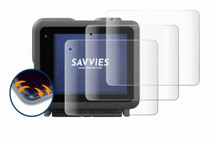 Image de l'appareil GoPro Lit Hero avec une grande variété de protections d'écran.