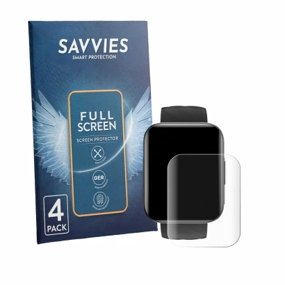 Face avant d’un emballage produit avec le logo de la marque Savvies. À côté, l’appareil Dakofied D1B est représenté avec la pr