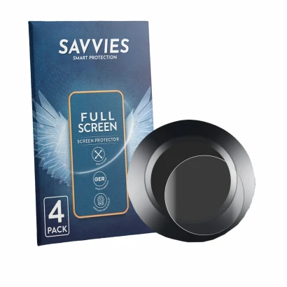 Face avant d’un emballage produit avec le logo de la marque Savvies. À côté, l’appareil ZMCVOE Bike Computer est représenté av