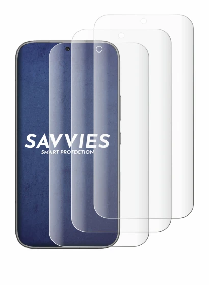 Image de l'appareil Honor 600 avec une grande variété de protections d'écran.