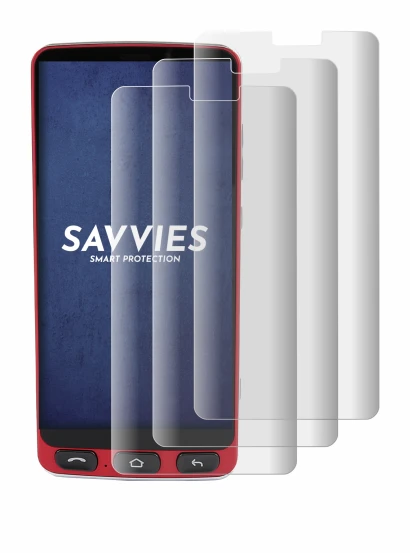 Image de l'appareil Olympia Neo Plus avec une grande variété de protections d'écran.