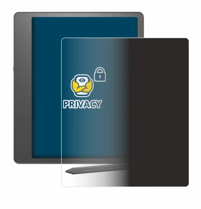 Image de l'appareil Amazon Kindle Scribe avec une grande variété de protections d'écran.