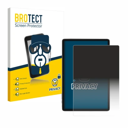 Face avant d’un emballage produit avec le logo de la marque BROTECT. À côté, l’appareil Blackview Tab 7 WiFi est représenté av