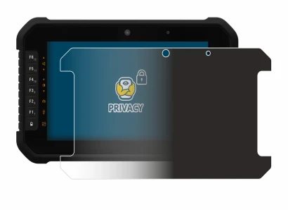 Image de l'appareil GeoMax Zenius 08 avec une grande variété de protections d'écran.