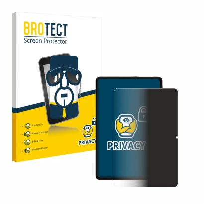 Face avant d’un emballage produit avec le logo de la marque BROTECT. À côté, l’appareil Xiaomi Redmi Pad Pro est représenté av