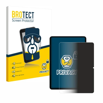 Face avant d’un emballage produit avec le logo de la marque BROTECT. À côté, l’appareil Xiaomi Pad 7 Pro est représenté avec l