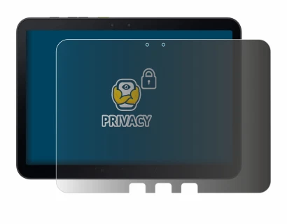 Image de l'appareil Samsung Galaxy Tab Active 5 Pro avec une grande variété de protections d'écran.