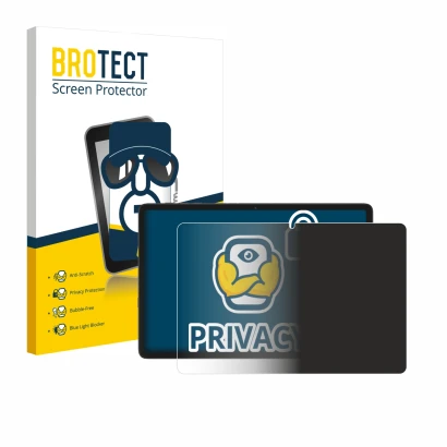 Face avant d’un emballage produit avec le logo de la marque BROTECT. À côté, l’appareil Tabwee T20 10.1" est représenté avec l