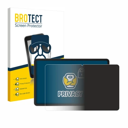 Face avant d’un emballage produit avec le logo de la marque BROTECT. À côté, l’appareil Doogee V Pad 12" est représenté avec l