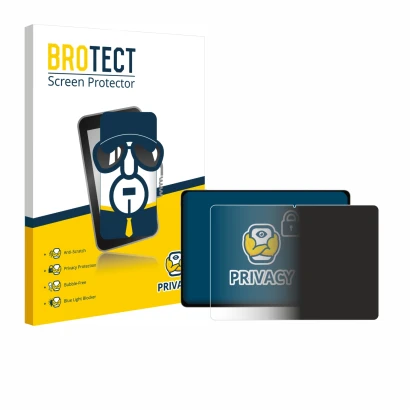 Face avant d’un emballage produit avec le logo de la marque BROTECT. À côté, l’appareil Honor Magicpad 3 est représenté avec l
