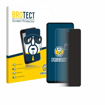 Face avant d’un emballage produit avec le logo de la marque BROTECT. À côté, l’appareil Oppo A5 4G est représenté avec la prot