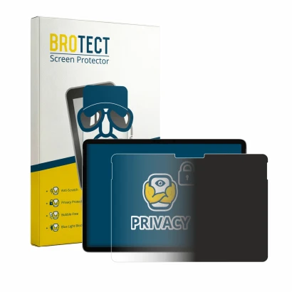 Face avant d’un emballage produit avec le logo de la marque BROTECT. À côté, l’appareil Microsoft Surface Pro 12 (1. Edition) 
