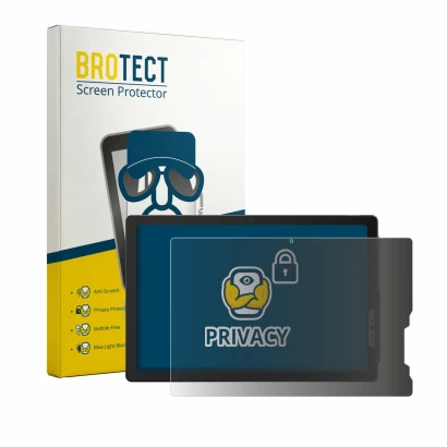 Face avant d’un emballage produit avec le logo de la marque BROTECT. À côté, l’appareil Sunmi CPad Pay est représenté avec la 