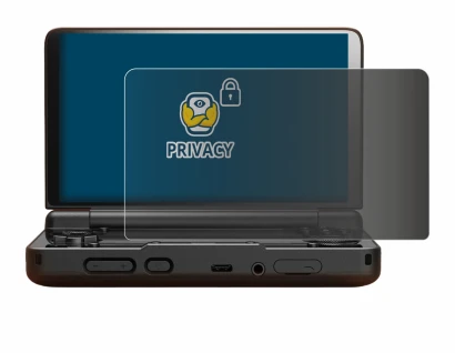 Image de l'appareil AYN Thor avec une grande variété de protections d'écran.