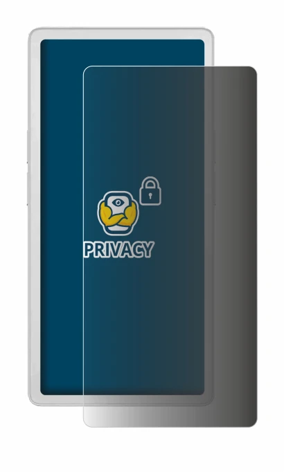 Image de l'appareil PocketBook Q avec une grande variété de protections d'écran.