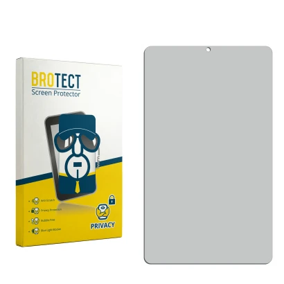 Face avant d’un emballage produit avec le logo de la marque BROTECT. À côté se trouve la protection d’écran correspondante.