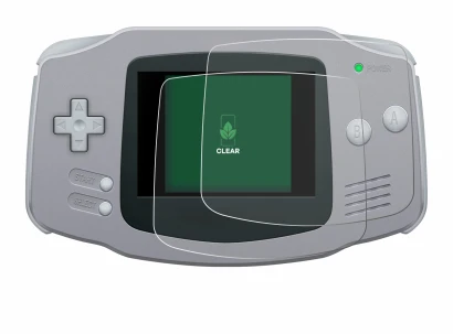 Image de l'appareil Nintendo Gameboy Advance GBA avec une grande variété de protections d'écran.