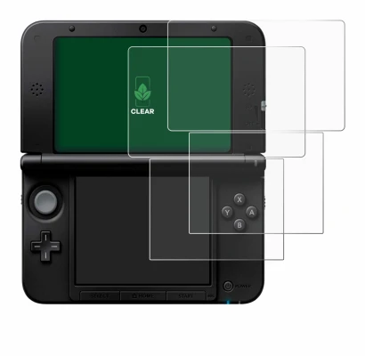 Image de l'appareil Nintendo 3DS XL SPM7800 avec une grande variété de protections d'écran.
